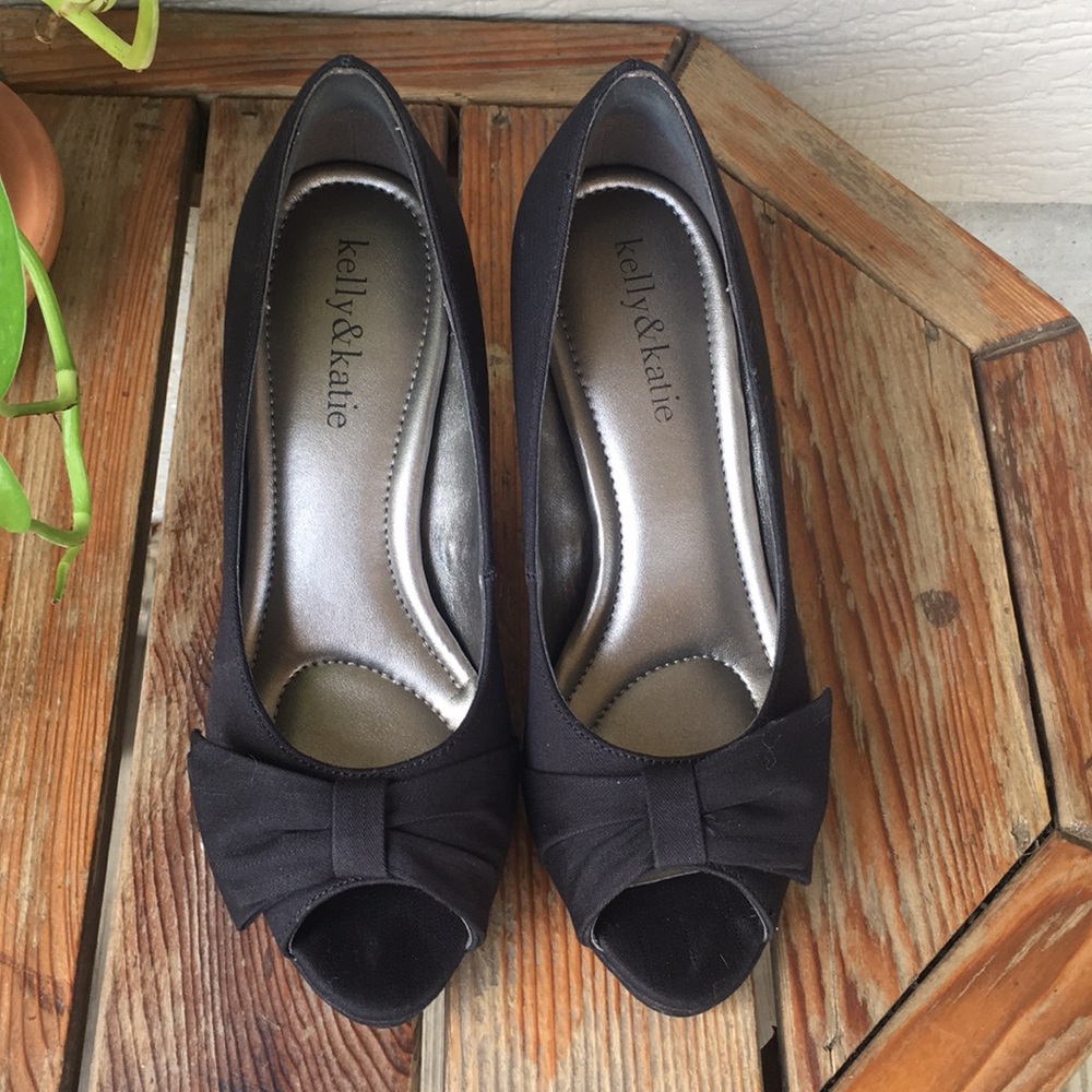 Black Heels with Bow